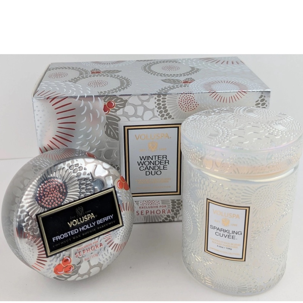 VOLUSPA x Sephora Winter Wonder Candle Duo NEW price firm’